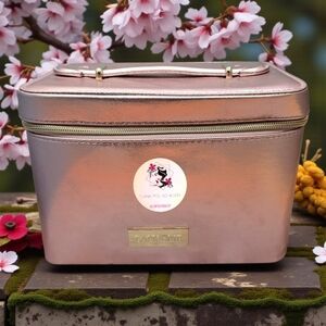 Lancome 2025 Beauty Box Bag/Train Case Rose Gold